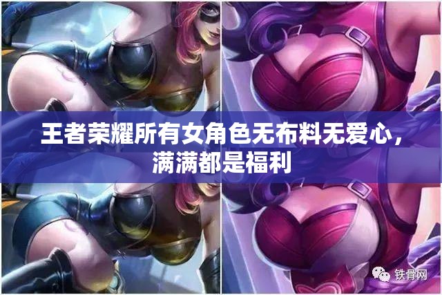 王者荣耀所有女角色无布料无爱心，满满都是福利