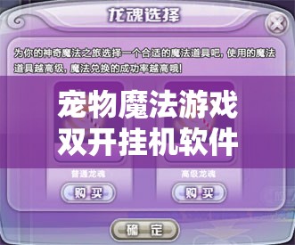 宠物魔法游戏双开挂机软件全面解析，一键操作，双倍乐趣轻松享