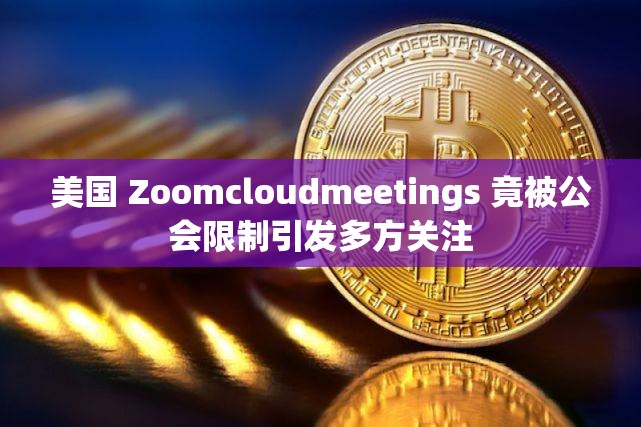 美国 Zoomcloudmeetings 竟被公会限制引发多方关注