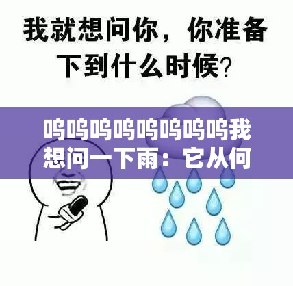 呜呜呜呜呜呜呜呜我想问一下雨：它从何处来，又将去往何方