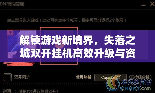 解锁游戏新境界，失落之城双开挂机高效升级与资源获取全攻略