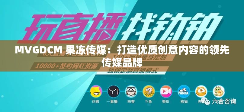 MVGDCM 果冻传媒：打造优质创意内容的领先传媒品牌