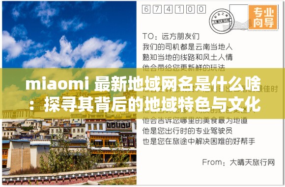 miaomi 最新地域网名是什么啥：探寻其背后的地域特色与文化内涵