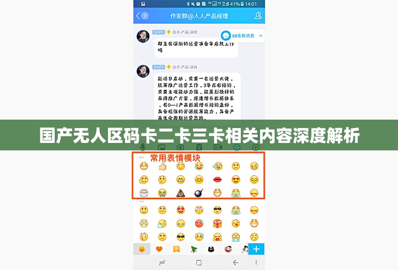 国产无人区码卡二卡三卡相关内容深度解析