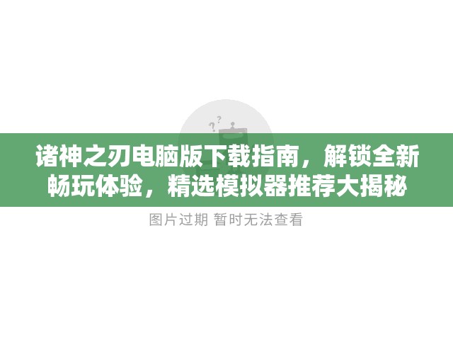 诸神之刃电脑版下载指南，解锁全新畅玩体验，精选模拟器推荐大揭秘