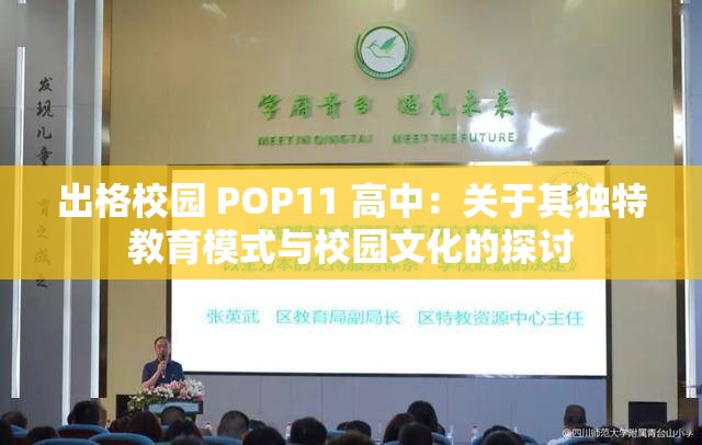 出格校园 POP11 高中：关于其独特教育模式与校园文化的探讨