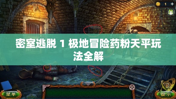 密室逃脱 1 极地冒险药粉天平玩法全解