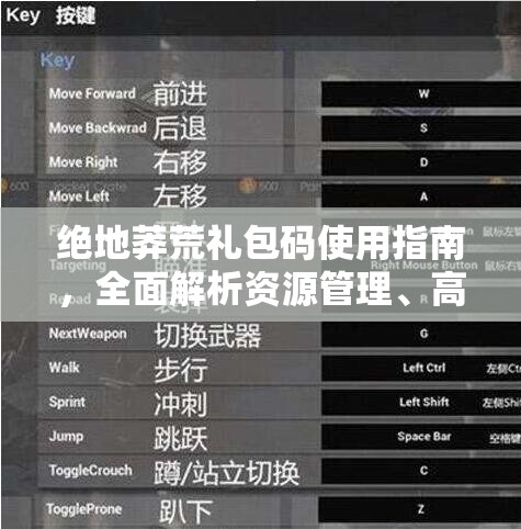 绝地莽荒礼包码使用指南，全面解析资源管理、高效利用策略及避免浪费方法