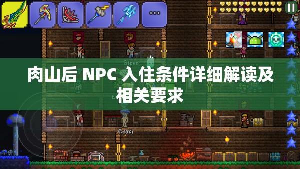 肉山后 NPC 入住条件详细解读及相关要求