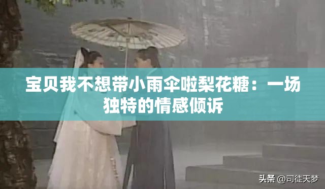 宝贝我不想带小雨伞啦梨花糖：一场独特的情感倾诉