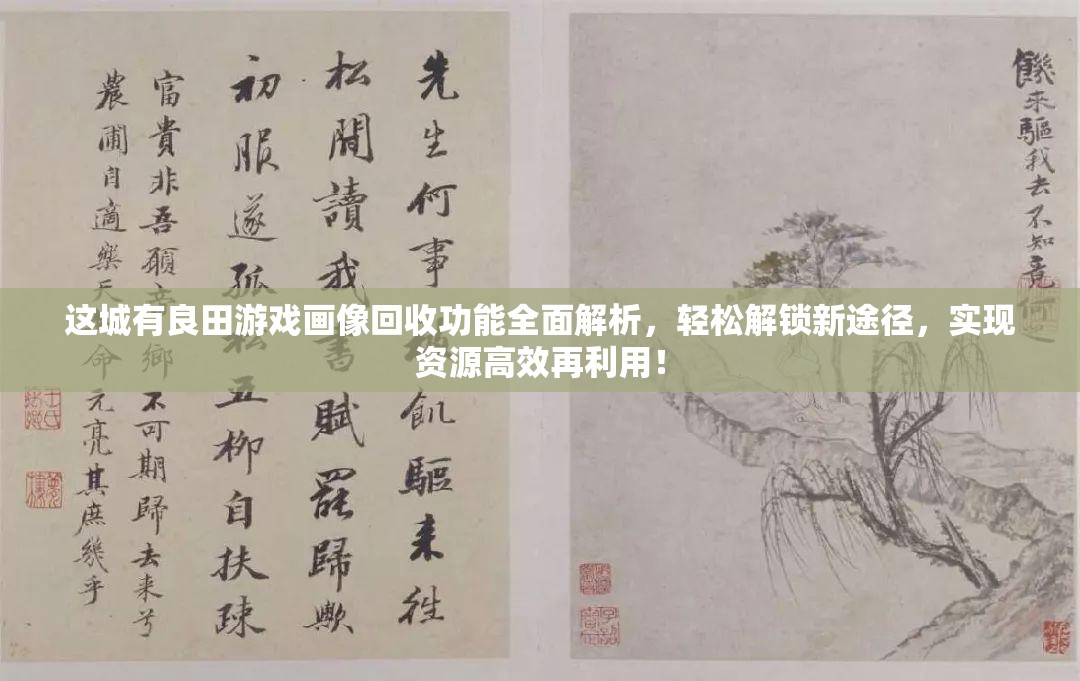 这城有良田游戏画像回收功能全面解析，轻松解锁新途径，实现资源高效再利用！