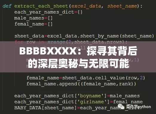 BBBBXXXX：探寻其背后的深层奥秘与无限可能