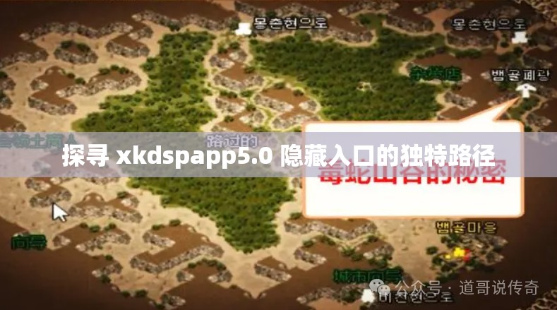 探寻 xkdspapp5.0 隐藏入口的独特路径