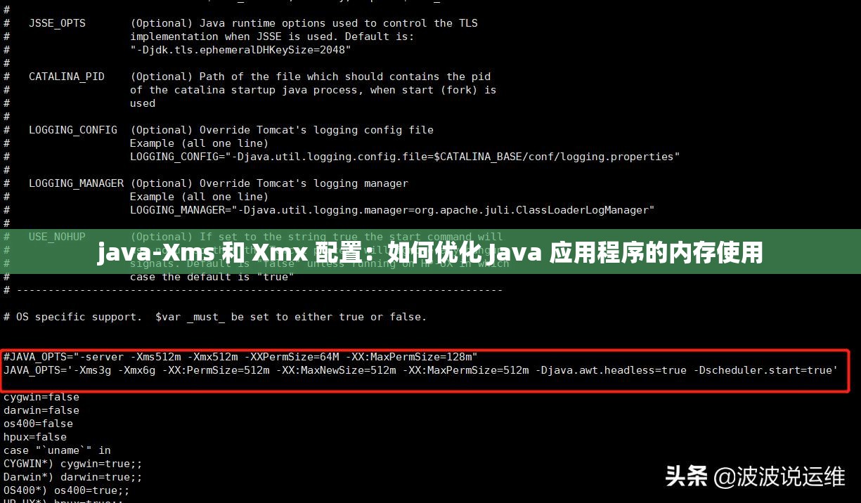 java-Xms 和 Xmx 配置：如何优化 Java 应用程序的内存使用