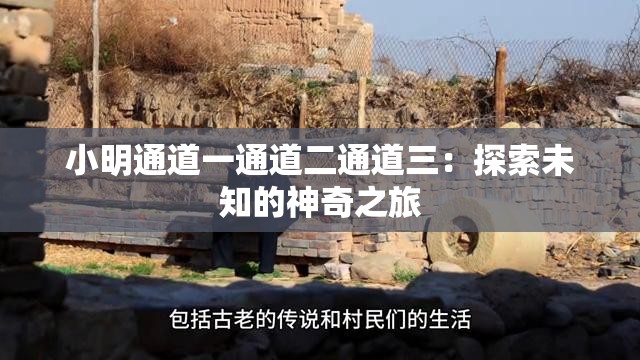 小明通道一通道二通道三：探索未知的神奇之旅