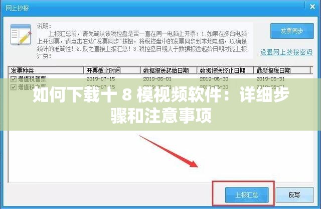 如何下载十 8 模视频软件：详细步骤和注意事项