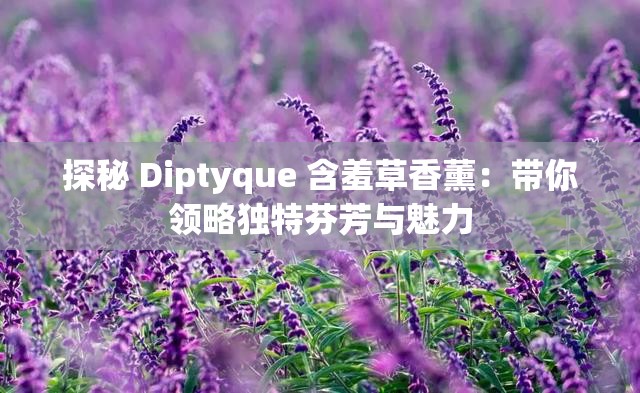 探秘 Diptyque 含羞草香薰：带你领略独特芬芳与魅力