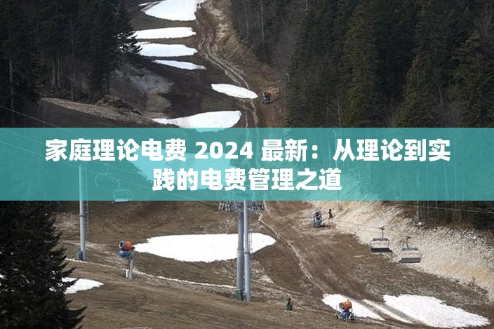 家庭理论电费 2024 最新：从理论到实践的电费管理之道