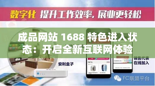 成品网站 1688 特色进入状态：开启全新互联网体验