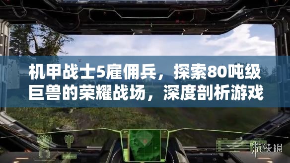 机甲战士5雇佣兵，探索80吨级巨兽的荣耀战场，深度剖析游戏机甲设计与战斗