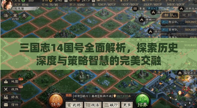 三国志14国号全面解析，探索历史深度与策略智慧的完美交融