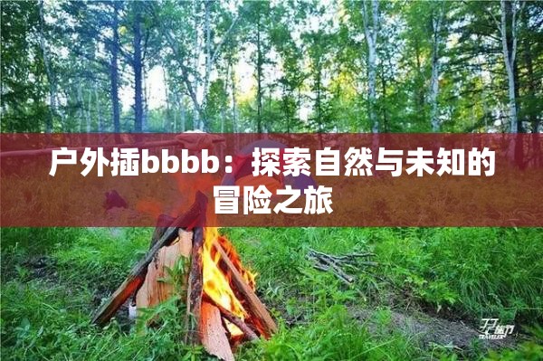 户外插bbbb：探索自然与未知的冒险之旅