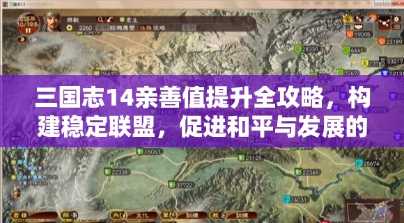 三国志14亲善值提升全攻略，构建稳定联盟，促进和平与发展的桥梁