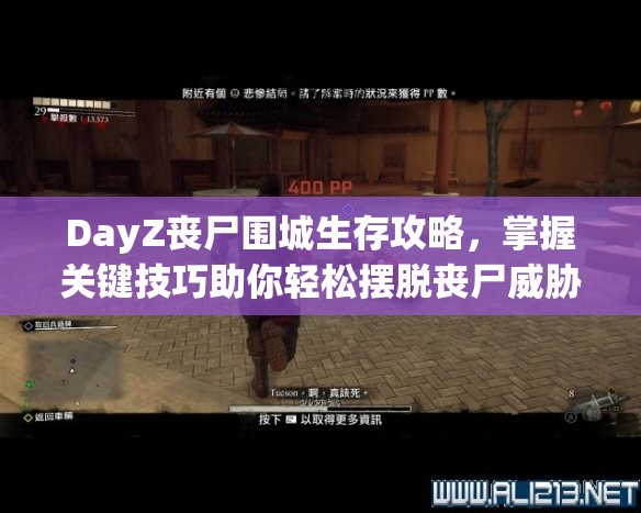 DayZ丧尸围城生存攻略，掌握关键技巧助你轻松摆脱丧尸威胁