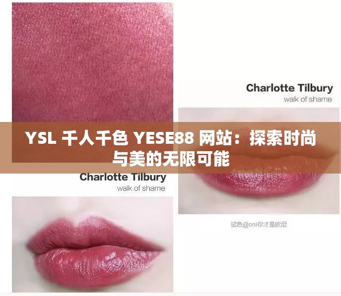 YSL 千人千色 YESE88 网站：探索时尚与美的无限可能