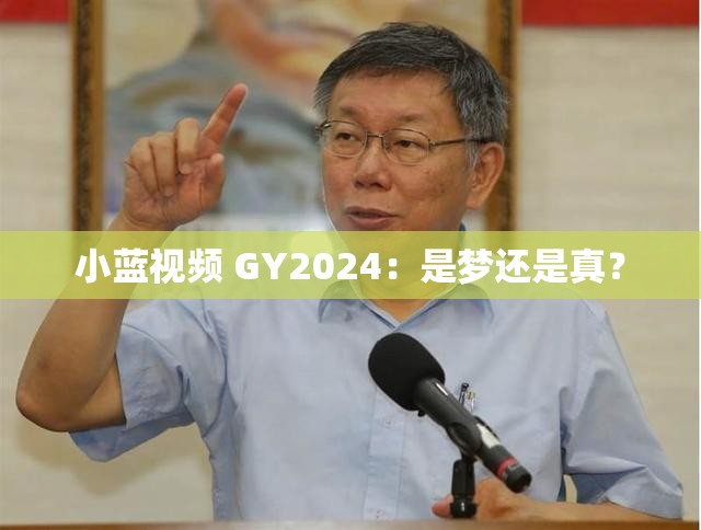 小蓝视频 GY2024：是梦还是真？