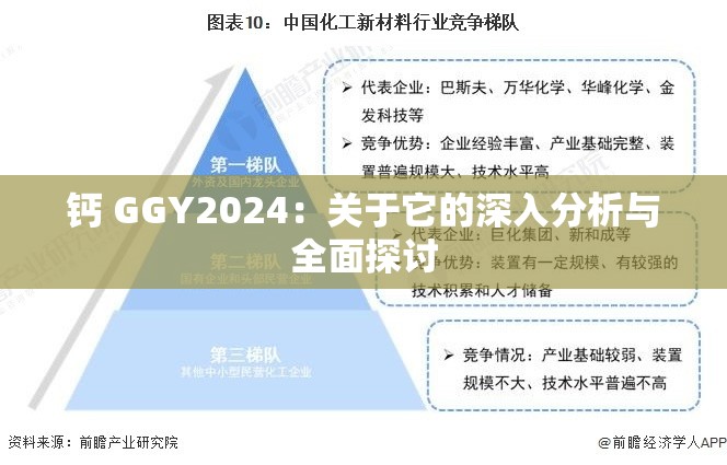 钙 GGY2024：关于它的深入分析与全面探讨