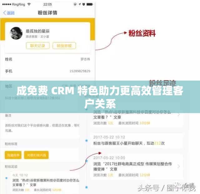 成免费 CRM 特色助力更高效管理客户关系