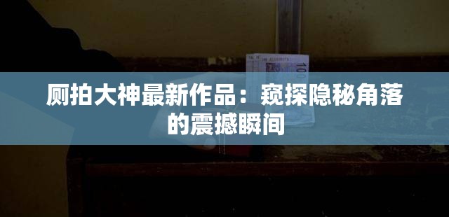 厕拍大神最新作品：窥探隐秘角落的震撼瞬间