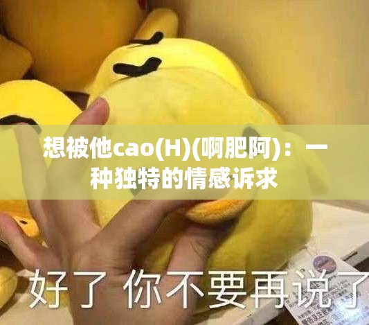 想被他cao(H)(啊肥阿)：一种独特的情感诉求