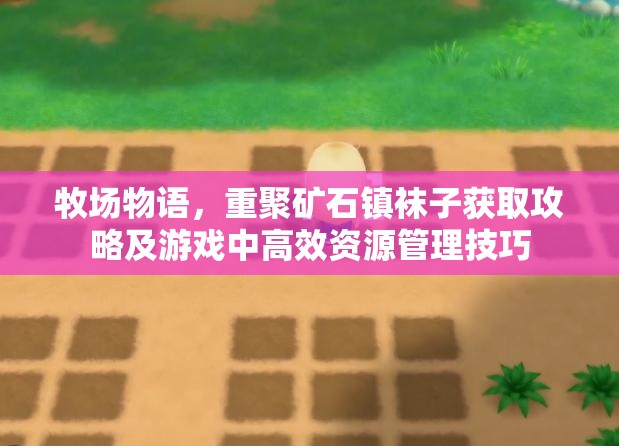 牧场物语，重聚矿石镇袜子获取攻略及游戏中高效资源管理技巧