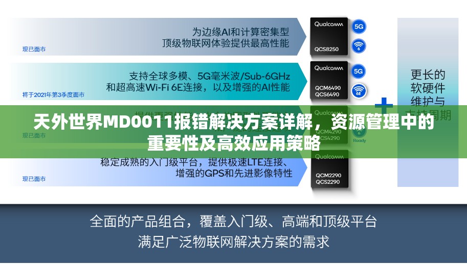 天外世界MD0011报错解决方案详解，资源管理中的重要性及高效应用策略