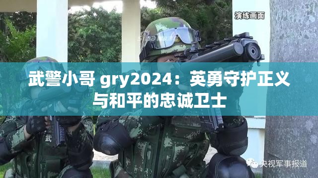 武警小哥 gry2024：英勇守护正义与和平的忠诚卫士