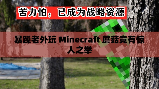 暴躁老外玩 Minecraft 蘑菇竟有惊人之举