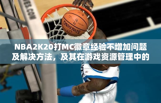 NBA2K20打MC徽章经验不增加问题及解决方法，及其在游戏资源管理中的重要性