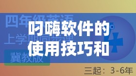 叼嗨软件的使用技巧和注意事项