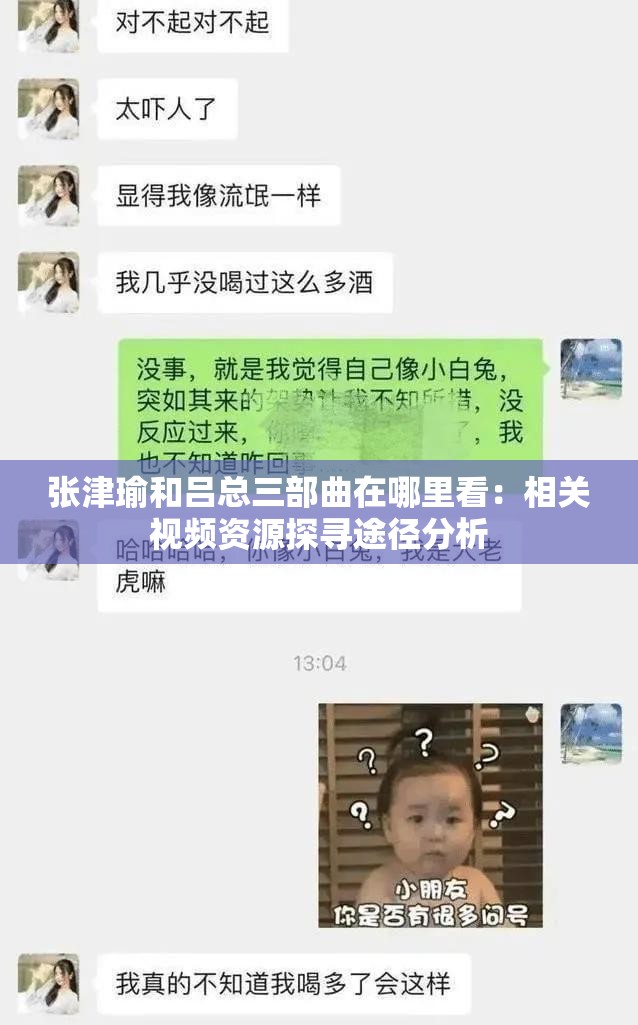 张津瑜和吕总三部曲在哪里看：相关视频资源探寻途径分析