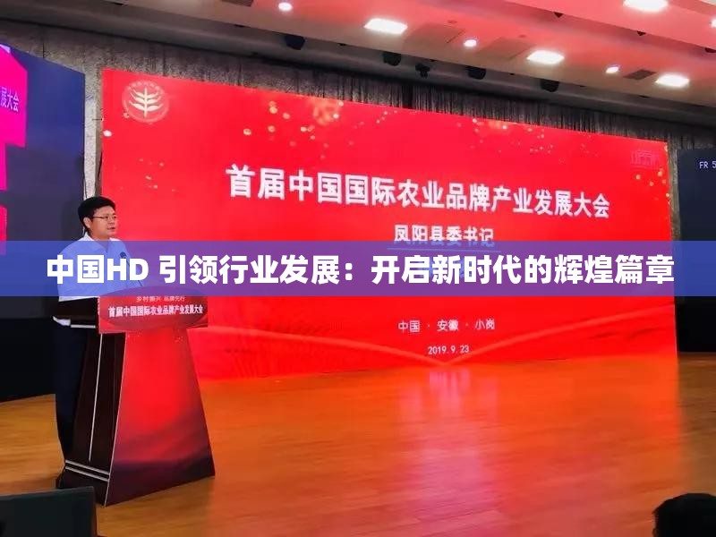 中国HD 引领行业发展：开启新时代的辉煌篇章