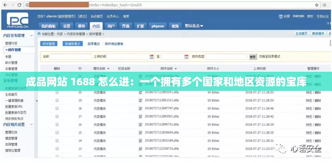 成品网站 1688 怎么进：一个拥有多个国家和地区资源的宝库