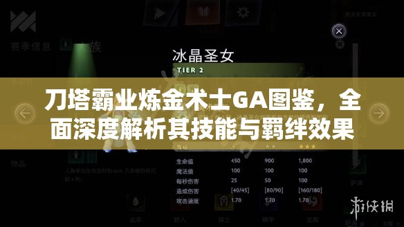 刀塔霸业炼金术士GA图鉴，全面深度解析其技能与羁绊效果