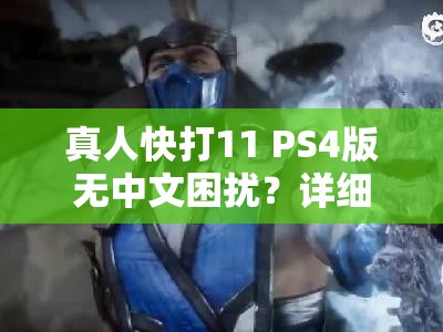 真人快打11 PS4版无中文困扰？详细中文设置全攻略助你解决