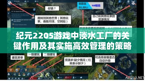 纪元2205游戏中淡水工厂的关键作用及其实施高效管理的策略解析