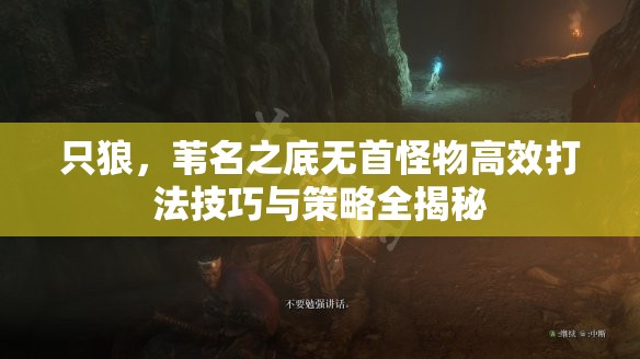 只狼，苇名之底无首怪物高效打法技巧与策略全揭秘