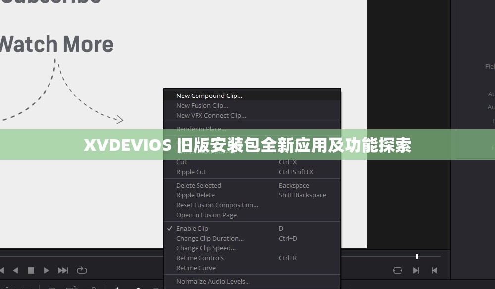 XVDEVIOS 旧版安装包全新应用及功能探索