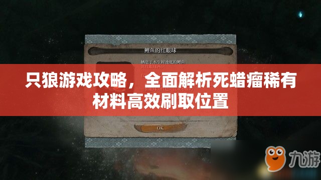 只狼游戏攻略，全面解析死蜡瘤稀有材料高效刷取位置