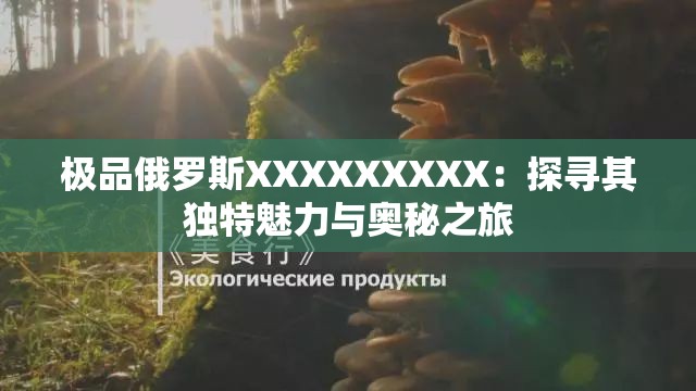 极品俄罗斯XXXXXXXXX：探寻其独特魅力与奥秘之旅